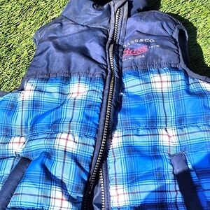Bass and Co blue vest